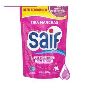 Tira Manchas em Gel Multiuso sem Cloro Saif 1,2 Litro