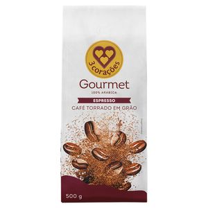 Café em Grãos 3 Corações Gourmet Espresso 500g