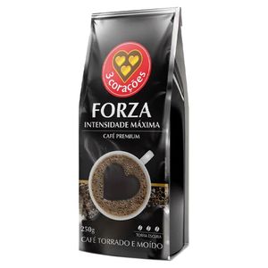 Café Torrado e Moído 3 Corações Forza Intensidade Máxima 250g