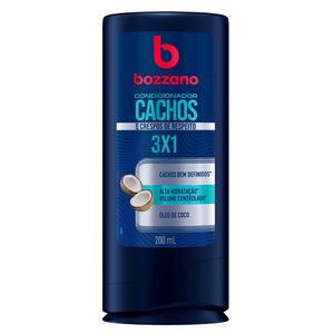 Condicionador Bozzano 3X1 Cachos e Crespos 200ml