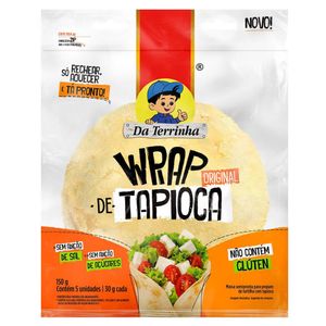 Wrap de Tapioca Da Terrinha Original 150g