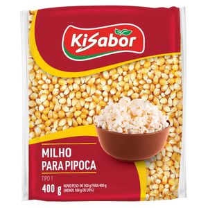 Milho para Pipoca Kisabor 400g