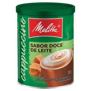 Cappuccino Solúvel Melitta Doce de Leite Lata 200g