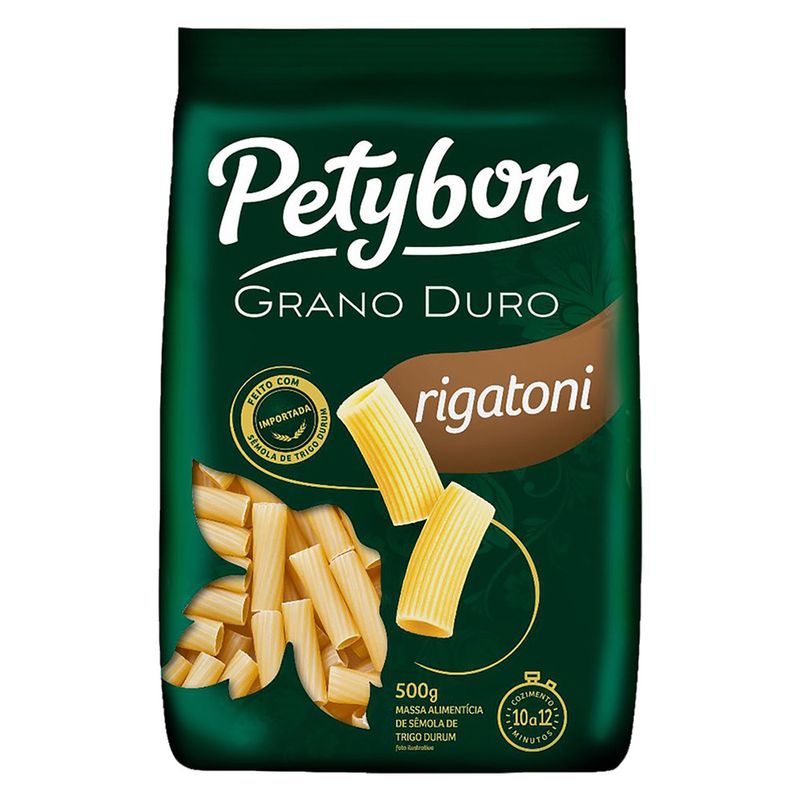 Macarrao-Petybon-Massa-Grano-Duro-Rigatoni-500g