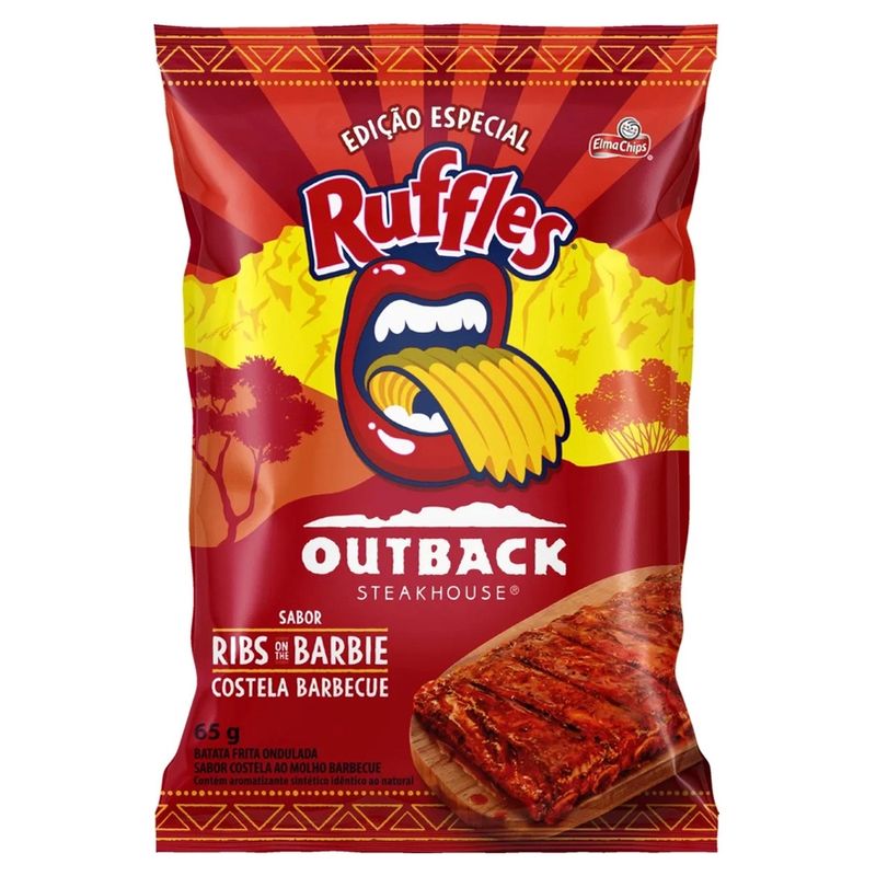 Batata-Chips-Ruffles-Outback-Costela-Barbecue-65g