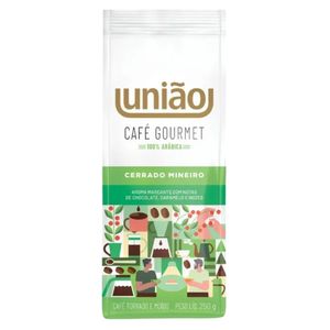 Café Torrado e Moído União Gourmet Cerrado Mineiro 250g