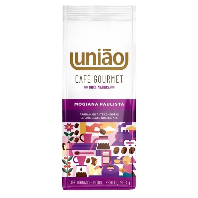 Cafe-Torrado-e-Moido-Uniao-Gourmet-Mogiana-Paulista-250g