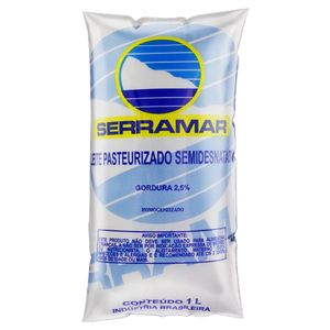Leite Pasteurizado Serramar Semidesnatado Sachê 1L