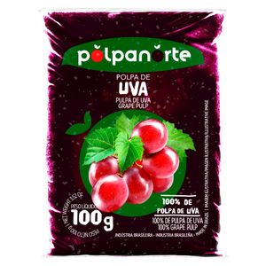 Polpa de Uva Polpanorte 100g