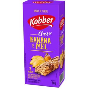 Barra de Cereal Banana e Mel Kobber 60g