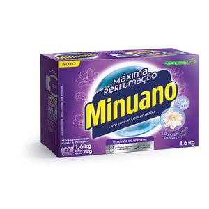 Lava Roupas em Pó Máxima Perfumação Minuano 1.6kg