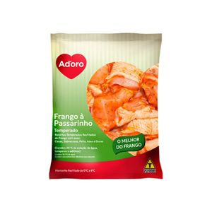 Frango á Passarinho Temperado Resfriado Adoro Aprox 600g
