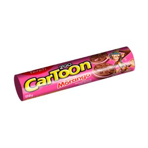 Biscoito Recheado Morango Zoo Cartoon 110g