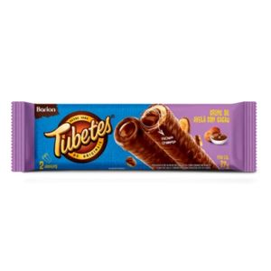 Tubetes Recheado Avelã Cobertura de Chocolate Barion 27g