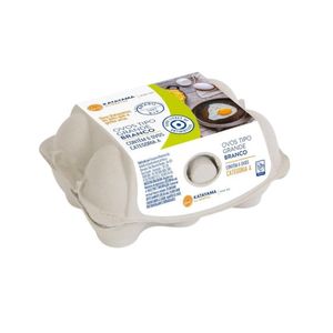 Ovo Branco Grande Katayama 6 Unidades