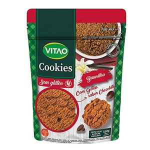 Biscoito Cookie de Baunilha sem Glúten Vitao 120g