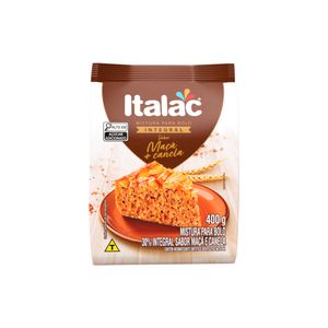 Mistura para Bolo Integral Maça e Canela Italac 400g