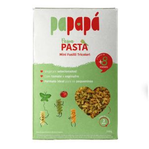 Macarrão Mini Fusilli Tricolori Papapá 200g