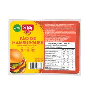 Pão de Hamburguer sem Glutén Schar 130g