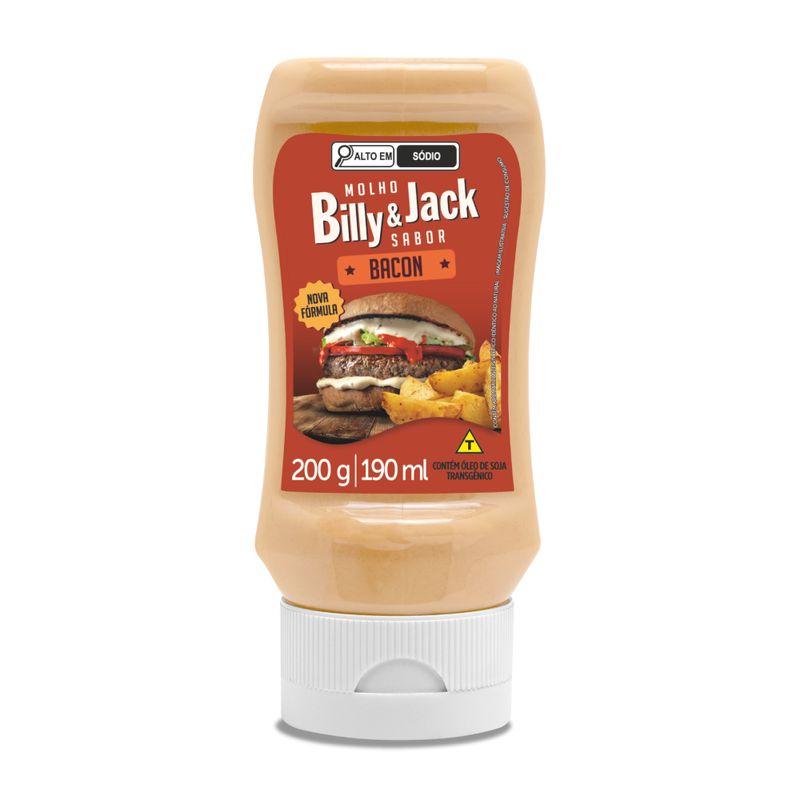 Molho-Bacon-Billy-e-Jack-200g