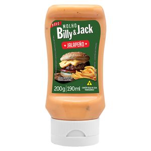 Molho Jalapeno Billy & Jack 200g
