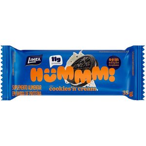 Barra de Proteína Hummm Cookies Cream Linea 35g