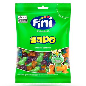 Bala Gelatina Sapo Fini 80G