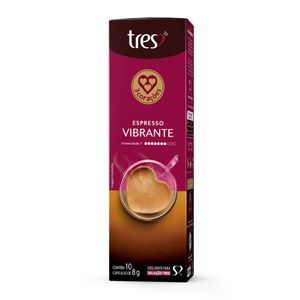 Café em Cápsula Tres Espresso Vibrante N7 | Com 10 Cápsulas