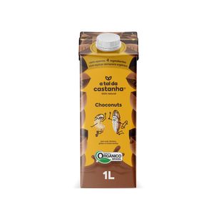 Bebida Vegetal de Castanha-de-Caju e Cacau Orgânica Choconuts A Tal da Castanha 1 Litro