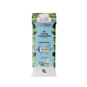 Bebida Vegetal A Tal da Castanha Caju Base de Castanha de Caju e Coco 1L