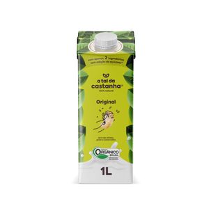 Bebida Vegetal de Castanha-de-Caju Orgânica Original A Tal da Castanha 1 Litro