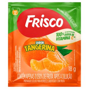 Refresco em Pó Tangerina Frisco 18G