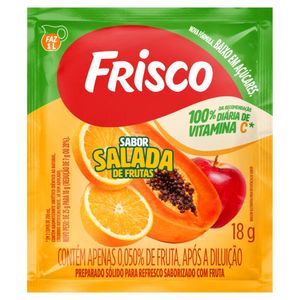 Refresco em Pó Salada de Frutas Frisco 18G
