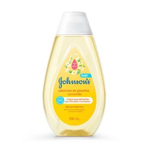 Sabonete Líquido Glicerina Johnsons Baby Camomila 200ml