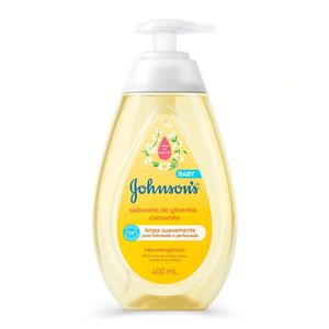 Sabonete Líquido Glicerina Johnsons Baby Camomila 400ml