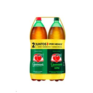 Pack Guaraná + Guaraná Antarctica Zero 2 Litros
