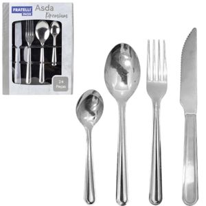 Conjunto de Talheres Asda Premium Fratelli 24 Peças