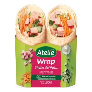 Wrap Peito de Peru Ateliê 150g