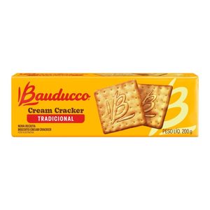 Biscoito Cream Cracker Tradicional Bauducco 165g