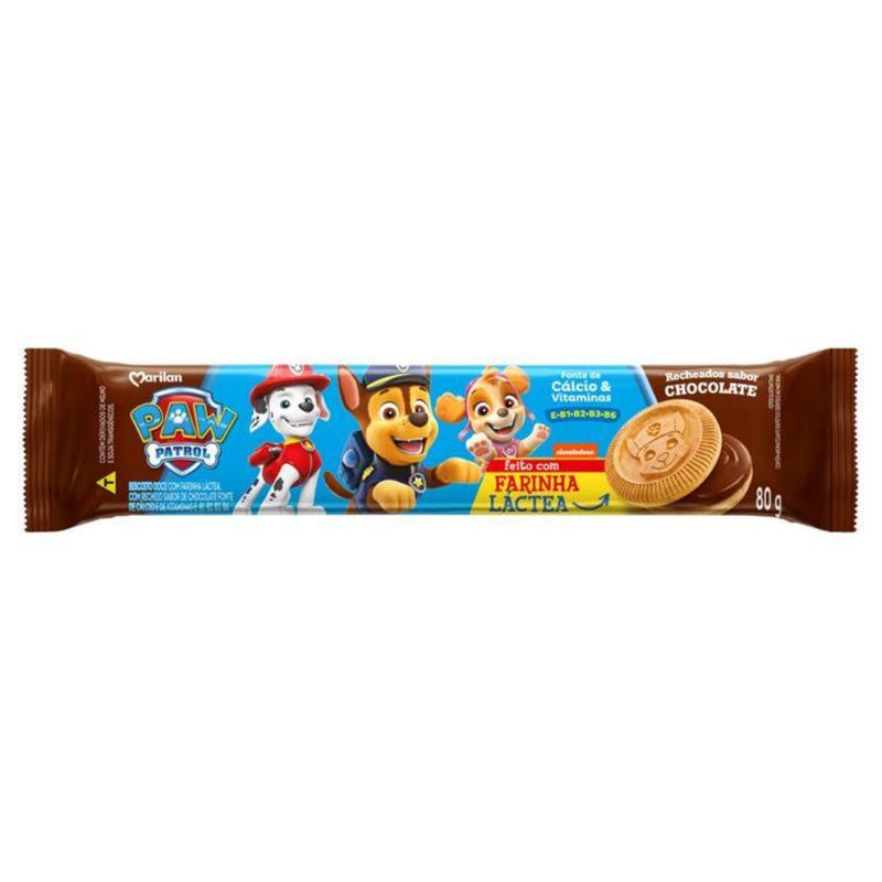 Biscoito-Recheado-Chocolate-Paw-Patrol-Marilan-80g