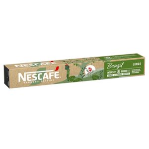 Cápsula de Café Lungo Brazil Nescafé 10 Unidades 44g