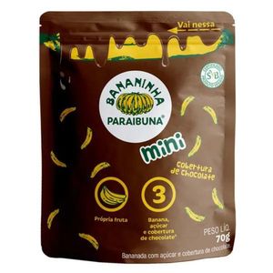 Bananinha Mini Chocolate Paraibuna 70g