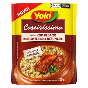 Farofa com Pedaços de Costelinha Defumada Yoki 200g