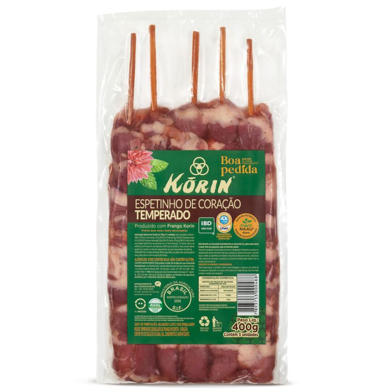 Espetinho-de-Coracao-Frango-Temperado-Korin-400g