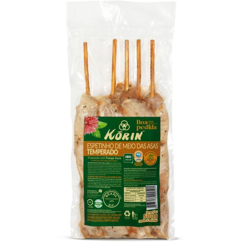 Espetinho-Meio-das-Asas-Temperada-Korin-500g