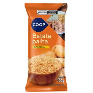 Batata Palha Extrafina Coop 100g