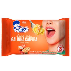 Macarrão Instantâneo Galinha Caipira Panco 85g