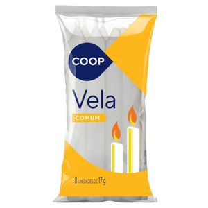 Vela Coop 17g Com 8 Unidades