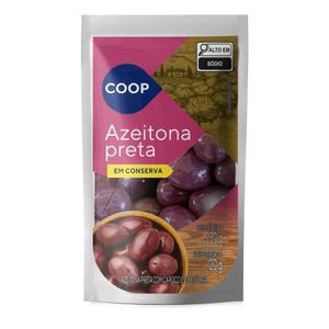 Azeitona Preta Coop com Caroço 120g