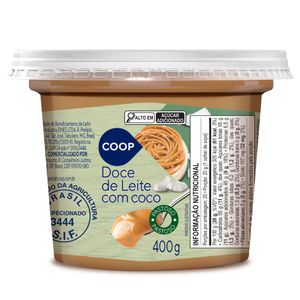 Doce de Leite com Coco Coop 400g